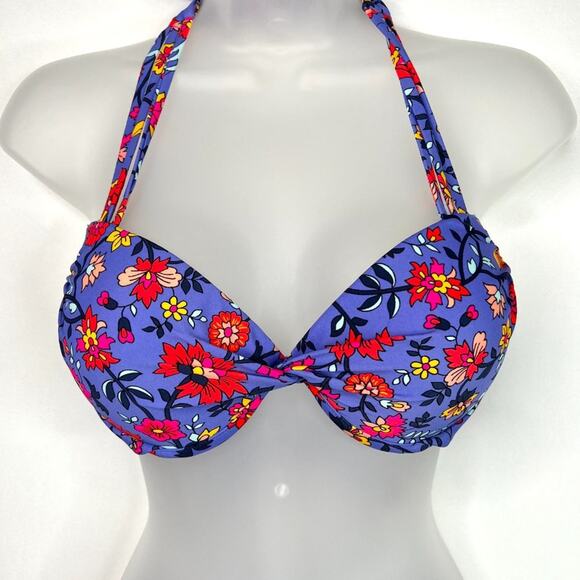 California Waves Macys Exclusive Floral Bikini Small - Picture 2 of 9